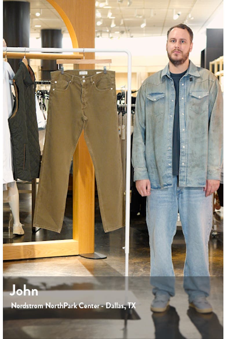 The Straight Leg Canvas Jeans video