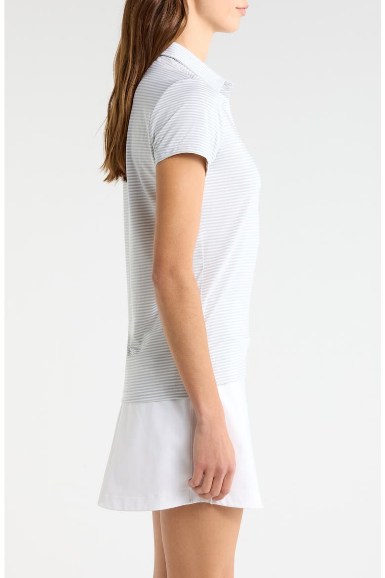 Kayla Polo Top, Alternate, color, GLACIER WHITE