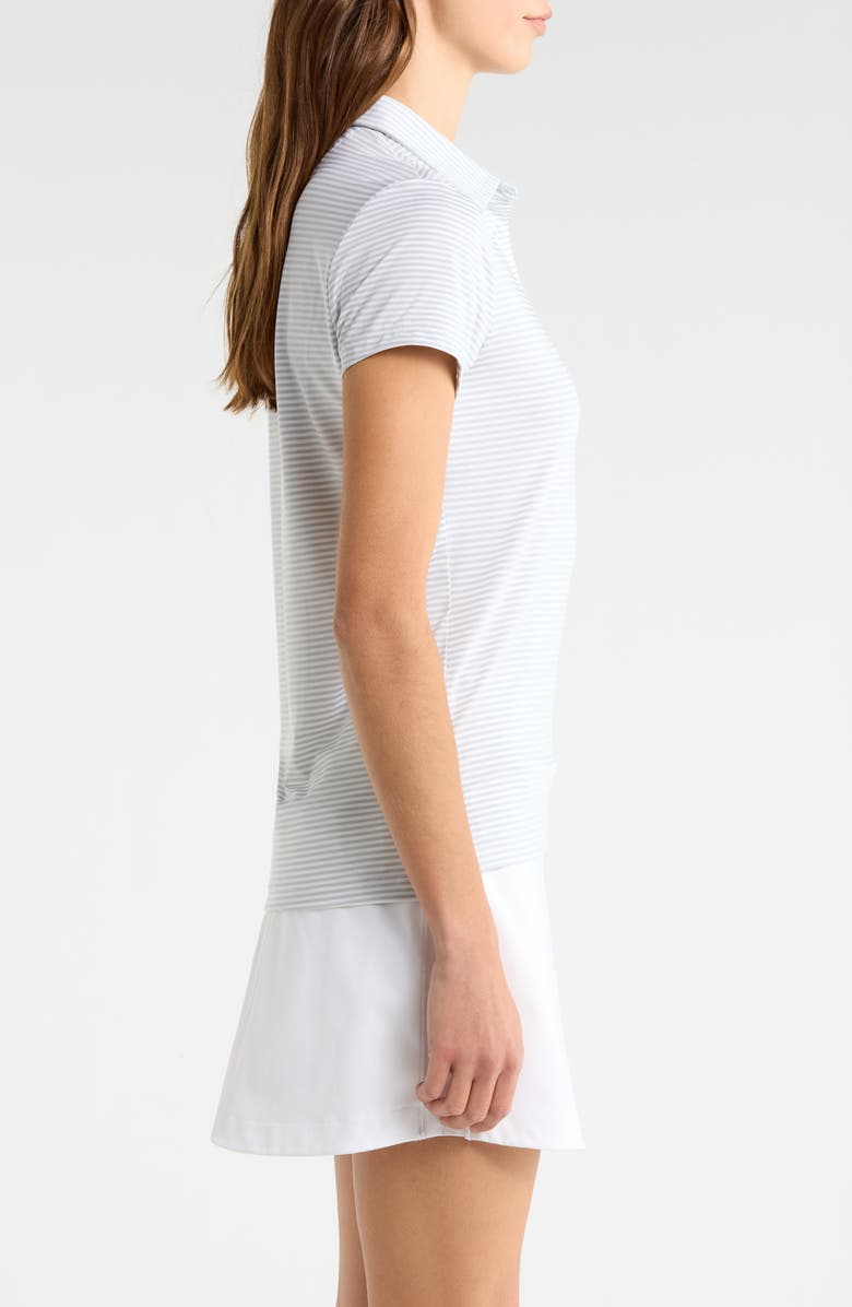 Swannies Kayla Polo Top, Alternate, color, Glacier White