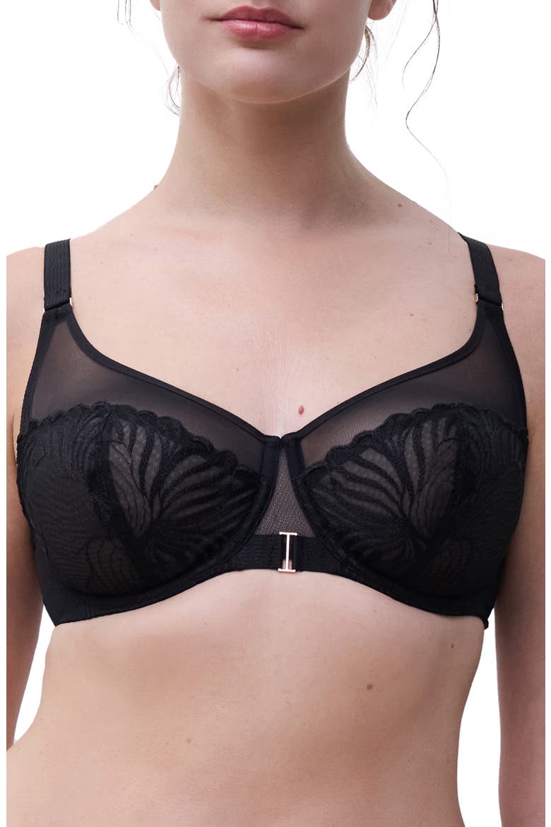 Legend Full Coverage Underwire Bra, Main, color, BLACK