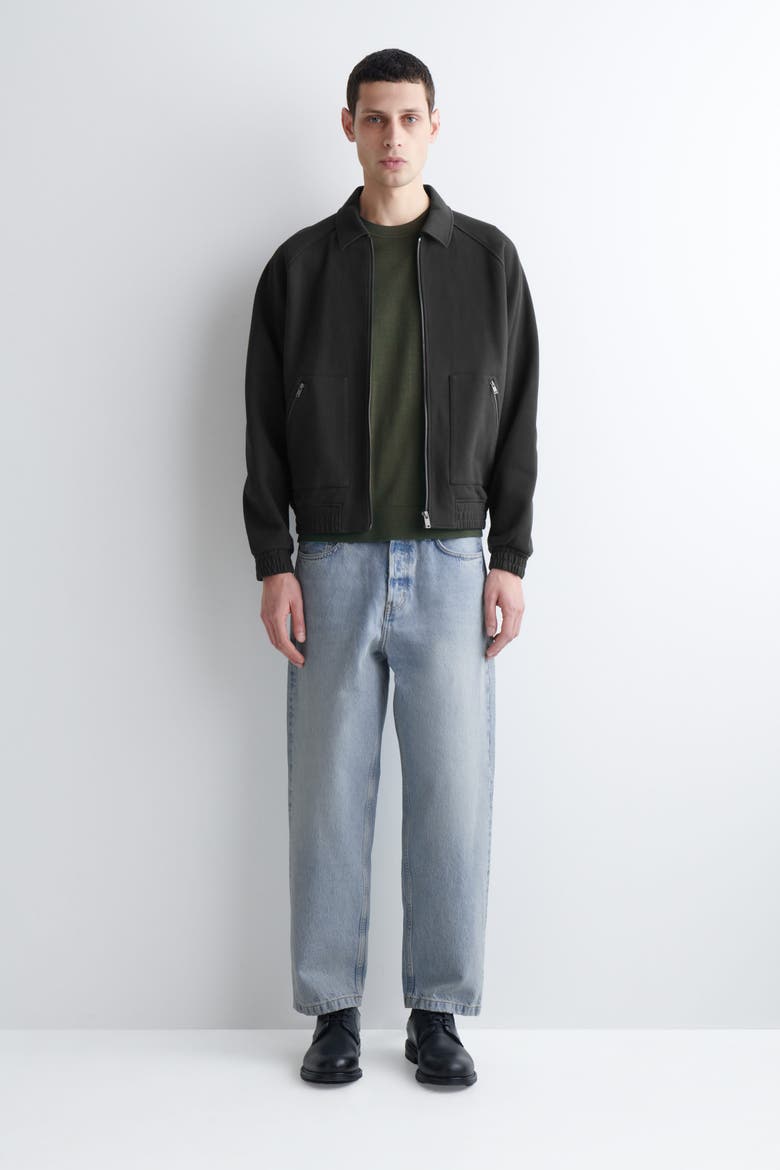 Dome Relaxed-Fit Straight-Leg Jeans, Main, color, BRIGHT BLUE
