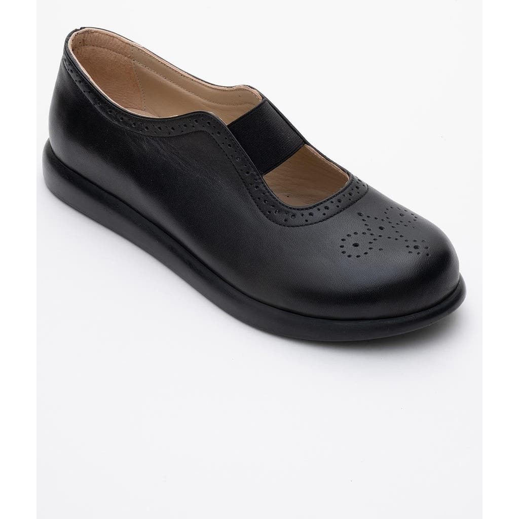 Forever & Always Shoes Chelle Elastic Leather Flat