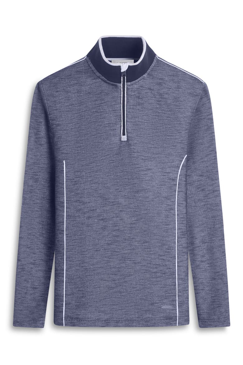 Quarter Zip Performance Pullover, Alternate, color, NAVY