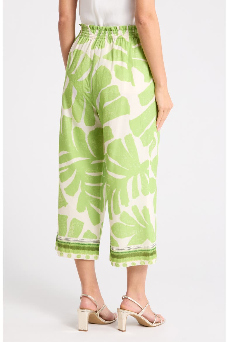 Placement Print Wide Leg Pants, Alternate, color, LINT