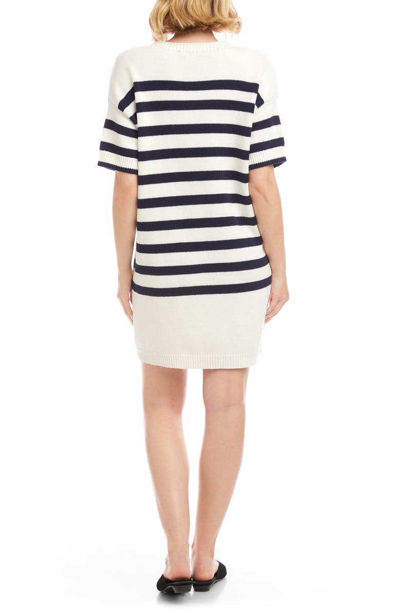Karen Kane Stripe Sweater Dress, Alternate, color, Stripe