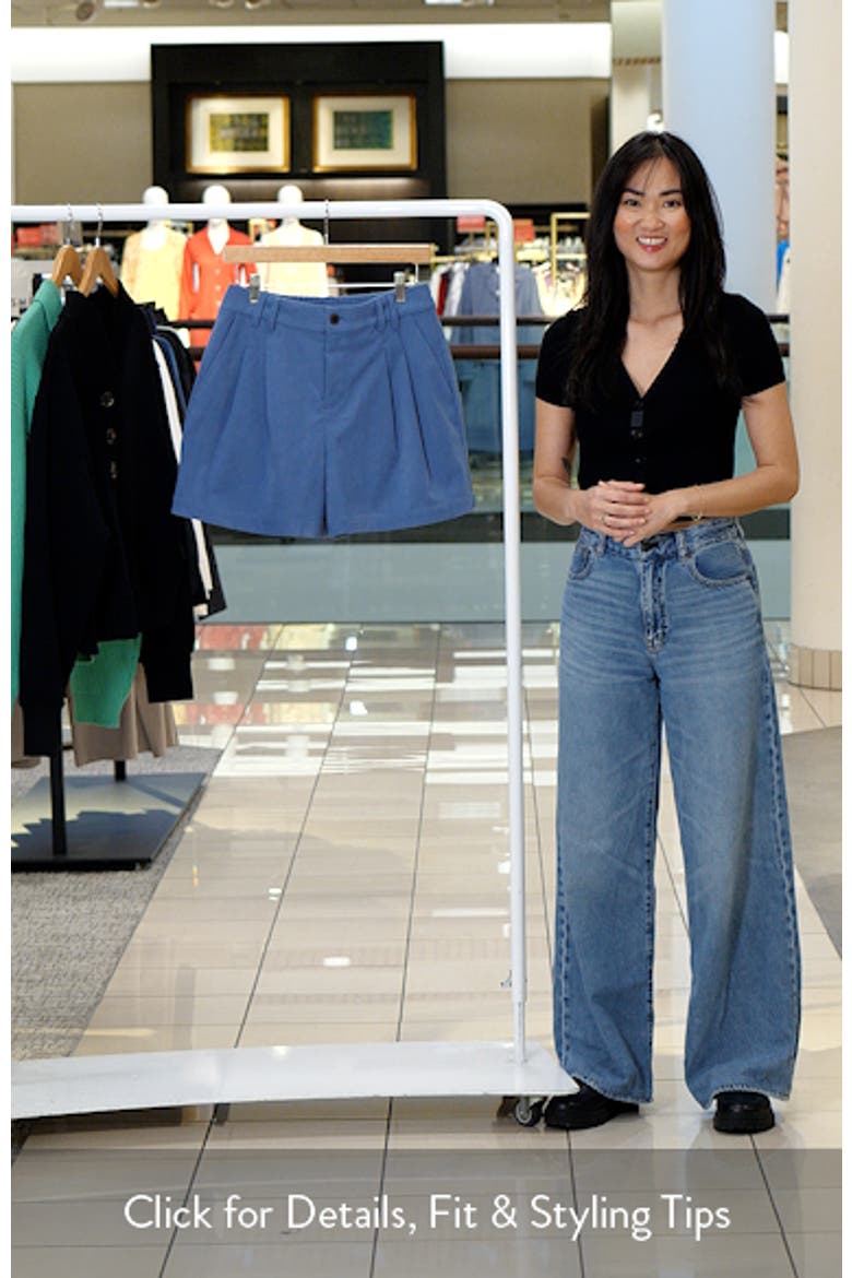 Jorden Pleated Corduroy Shorts video