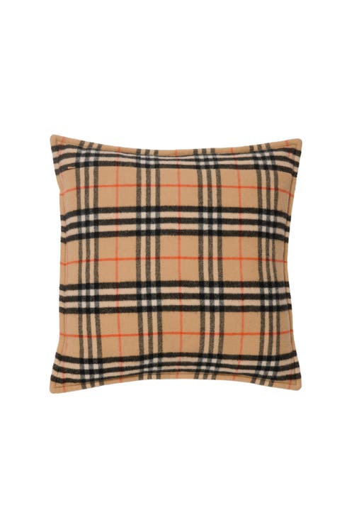 Burberry Check Wool Cashmere Cushion