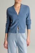 Vince Boiled Cashmere V-Neck Cardigan