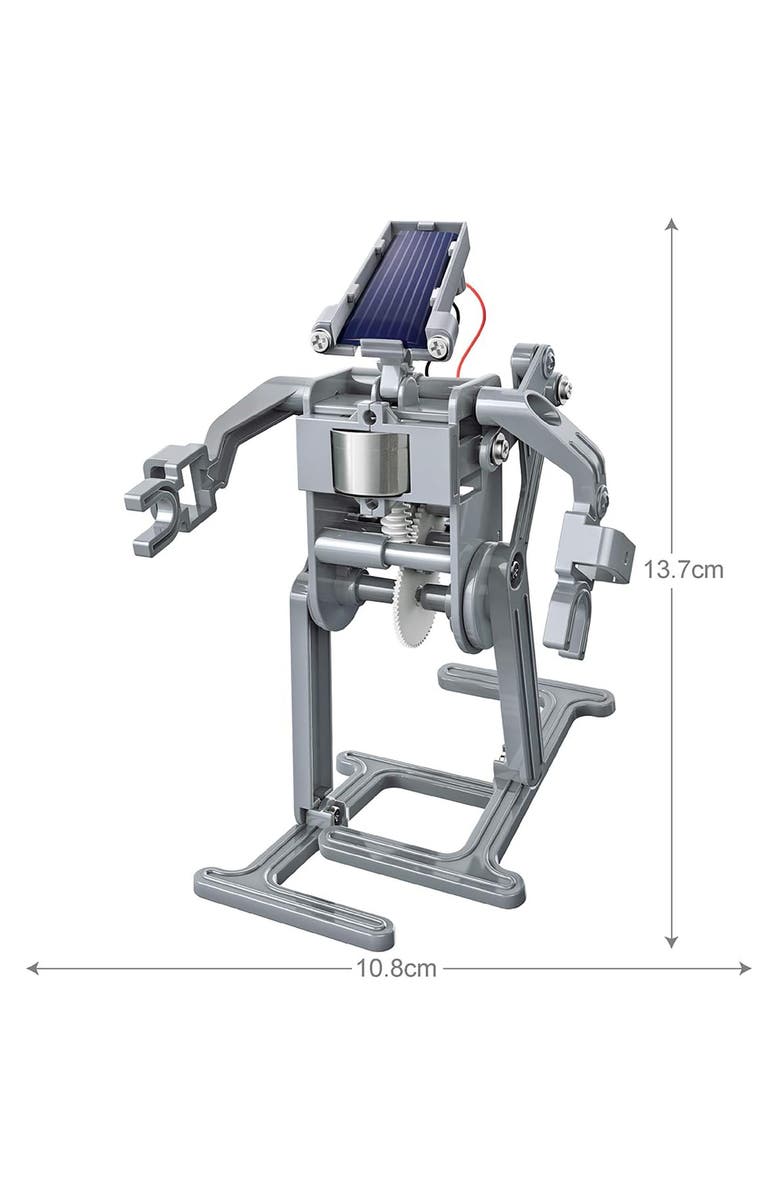 4M Green Science Solar Robot STEM Educational Kit, Alternate, color, Multicolored