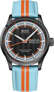 MIDO Multifort Chronometer 1 Racer Automatic Leather Strap Watch Gift Set, 42mm