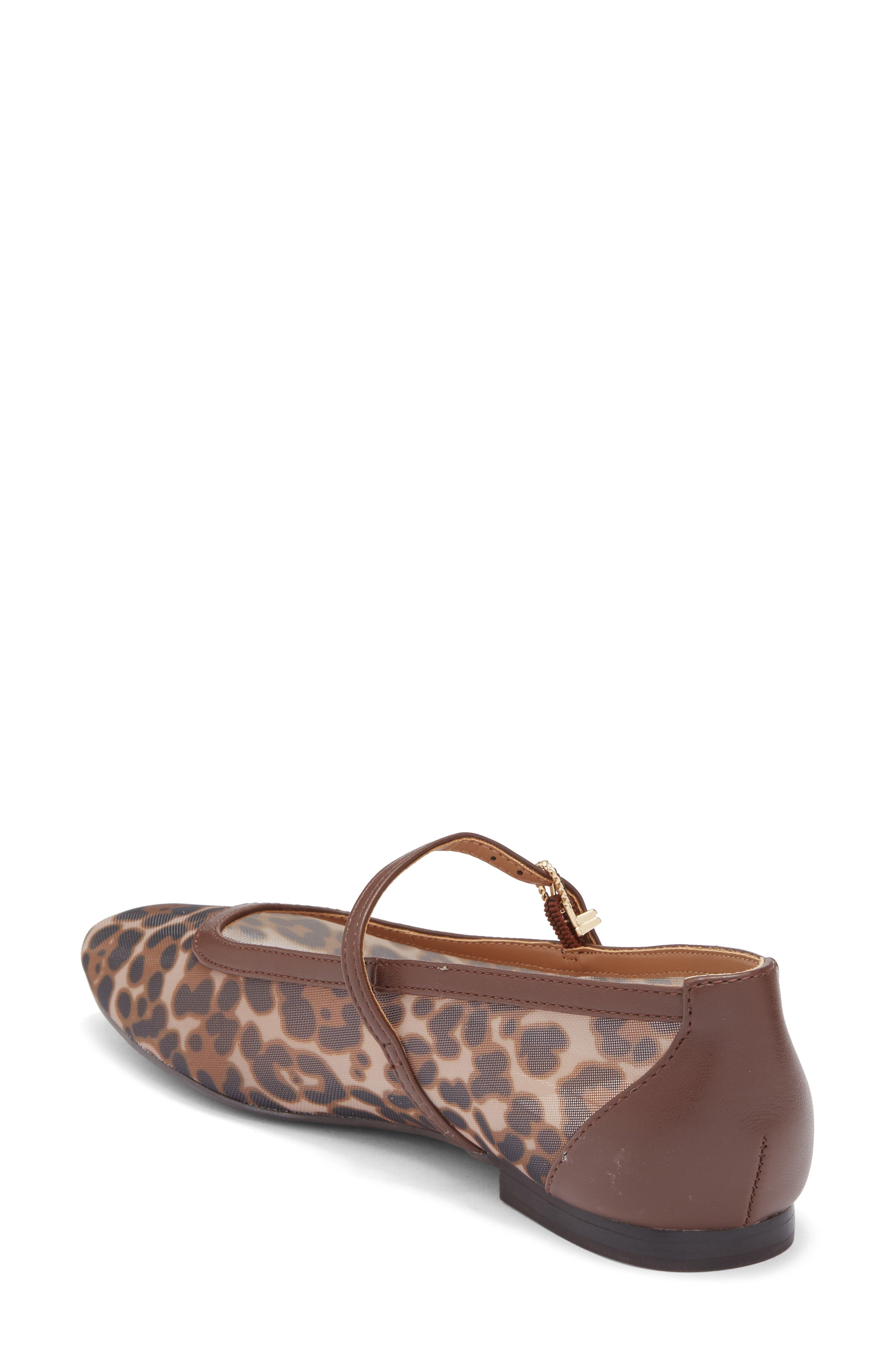 Dolce Vita Avrie Mesh Mary Jane Flat, Alternate, color, Leopard Mesh