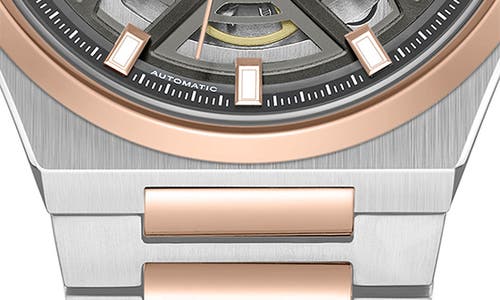 Kenneth Cole New York Automatic Bracelet Watch, 43.5mm In Two Tone