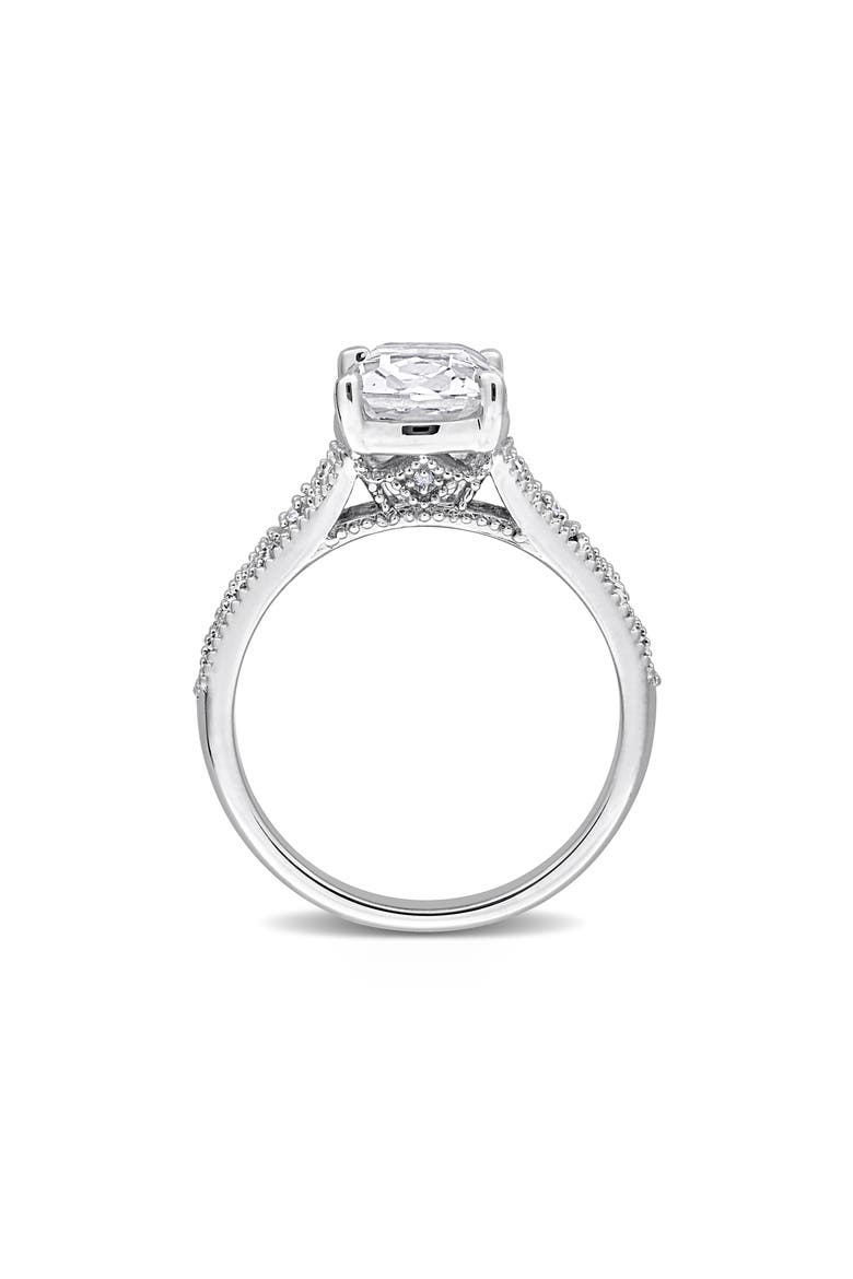 Lab-Grown Sapphire Ring, Alternate, color, METALLIC SILVER