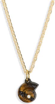 Child of Wild Protection Cove Tiger's Eye Pendant Necklace