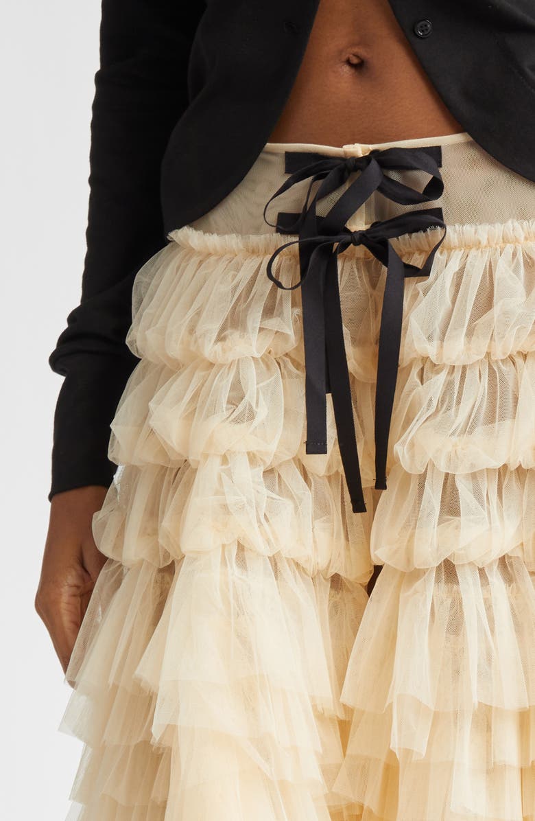 renaissance renaissance Waterfall Ruffle High/Low Skirt, Alternate, color,