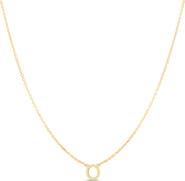 KARAT RUSH 14K Gold Initial 'O' Necklace