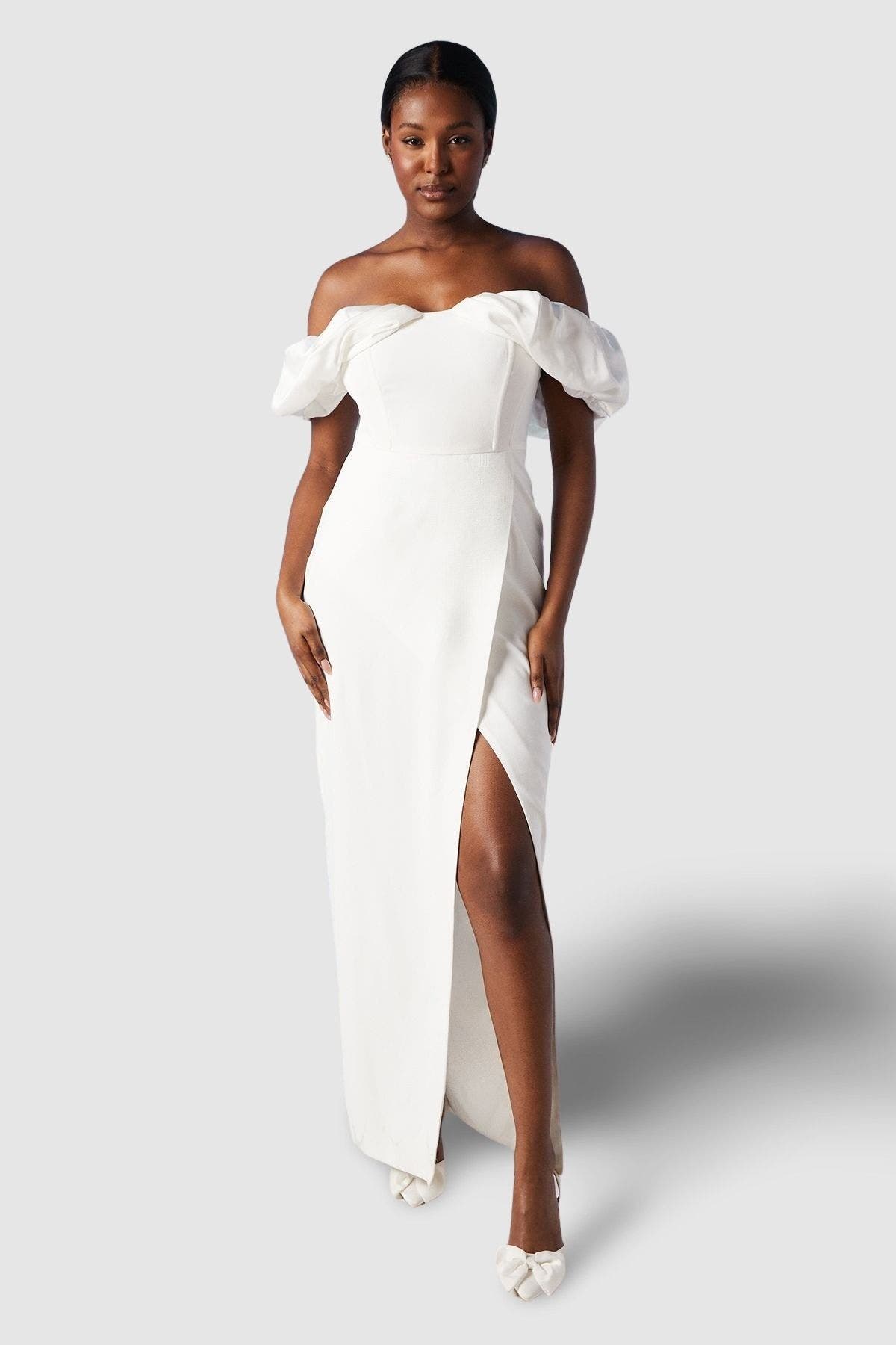 Corset Sleeve Wedding Dress
