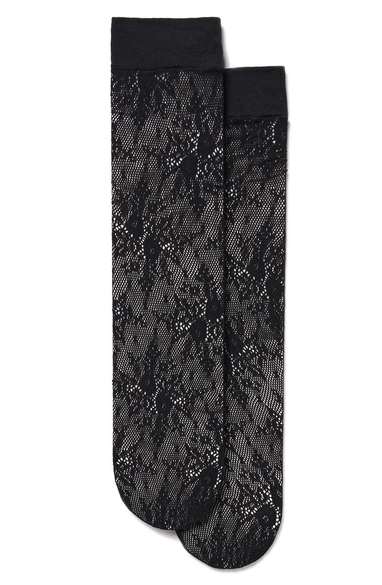 Swedish Stockings Rosa Lace Knee High Socks, Alternate, color, 