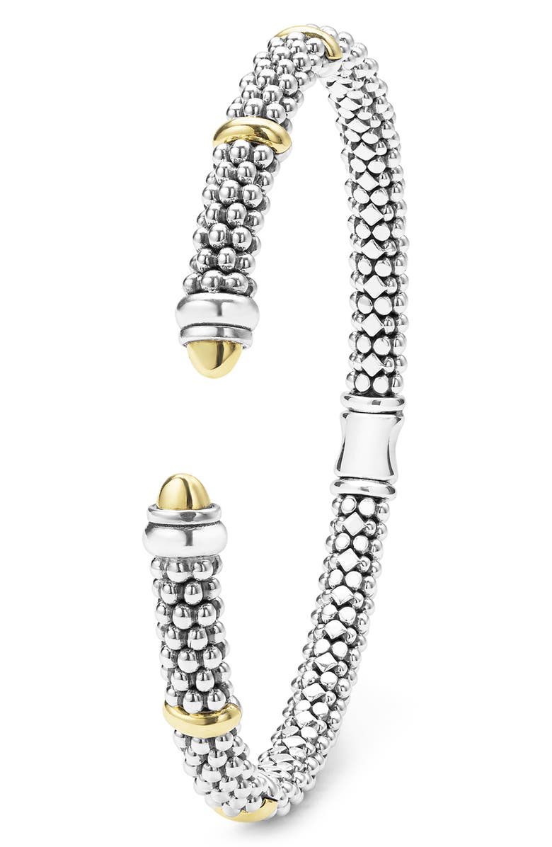 LAGOS Signature Caviar Versa Cuff Bracelet, Alternate, color, Two Tone