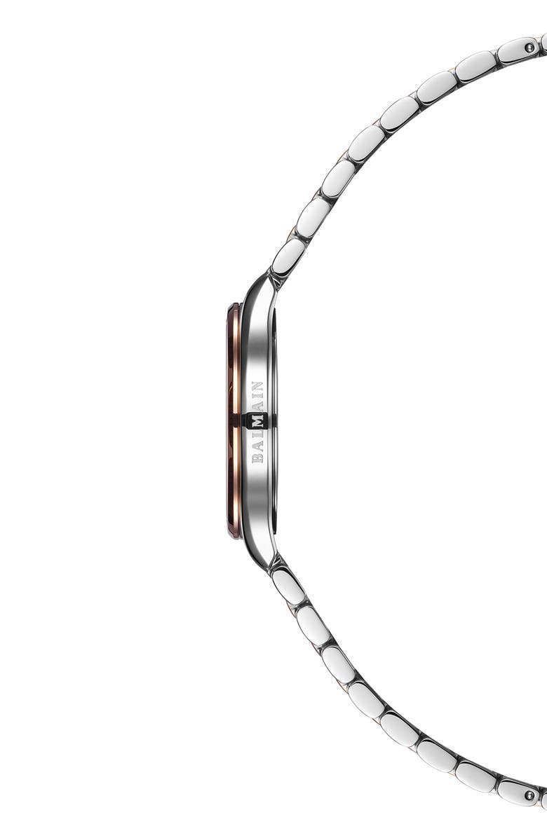 BALMAIN WATCHES Beleganza Diamond Bracelet Watch, 32mm, Alternate, color, Bicolor Stainless Steel And R