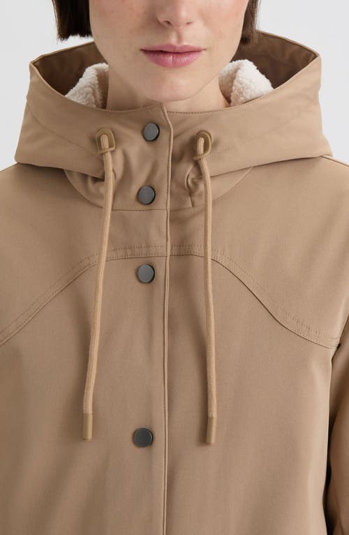 Hunter Billy Hooded Raincoat In Nude