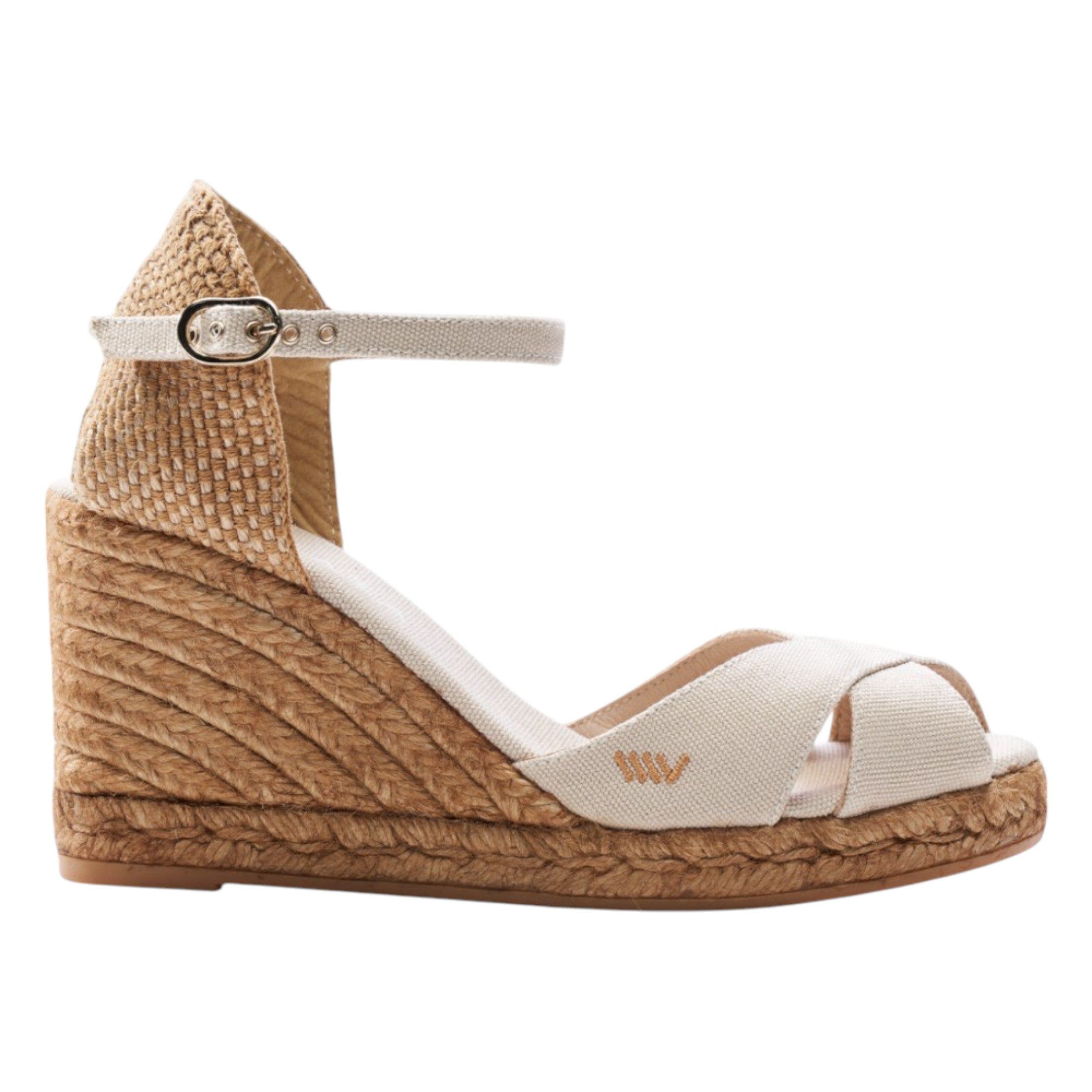 Aiguablava Canvas Espadrille Sandal Wedges - image 3