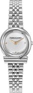 FERRAGAMO Gancini Twisted Bracelet Watch, 23mm