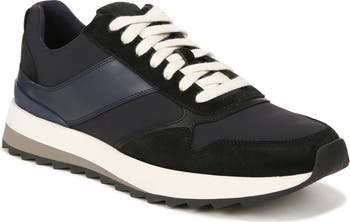 ★Vince (Men)★Edric★Light Smoke Grey Vince Men's Edric Vintage Suede Sneakers In Light Smoke Grey