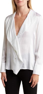 L'AGENCE Jaslynn Silk Blouse