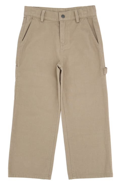Kids' Cotton Twill Carpenter Pants