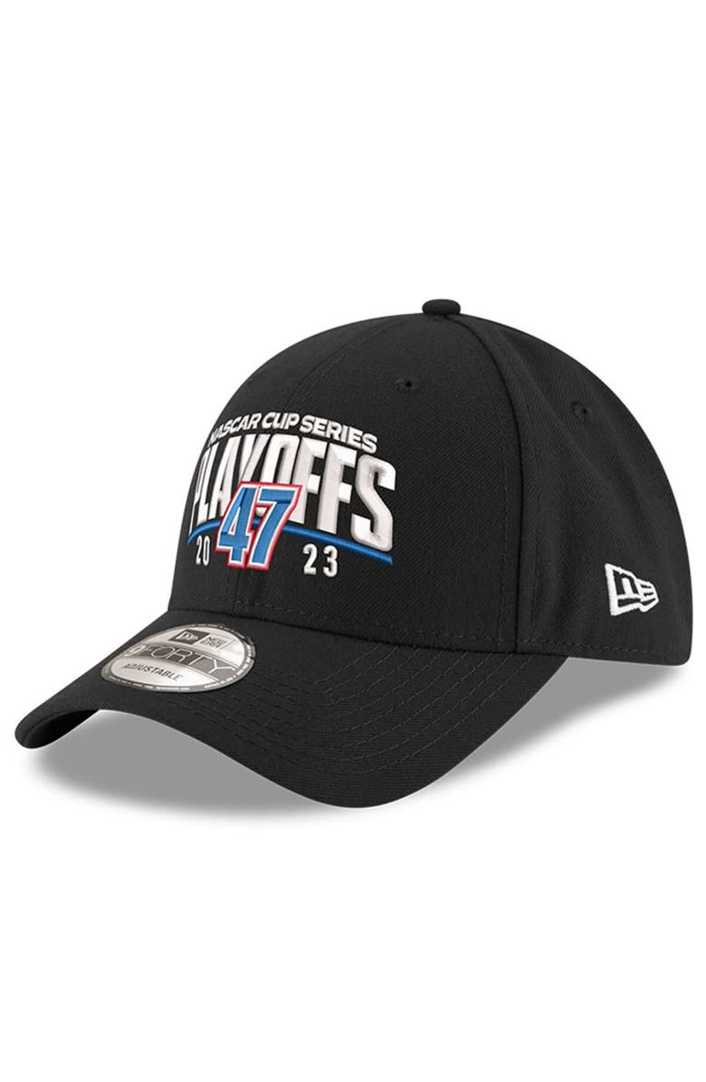 New Era Men's New Era  Black Ricky Stenhouse Jr. 2023 NASCAR Cup Series Playoffs 9FORTY Adjustable Hat, Main, color, 