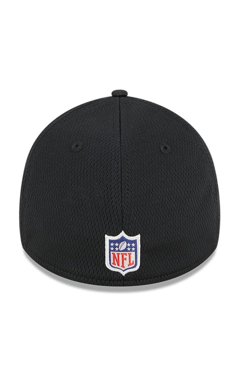 New Era Men's New Era Black Las Vegas Raiders 2023 NFL Training Camp 39THIRTY Flex Fit Hat, Alternate, color,