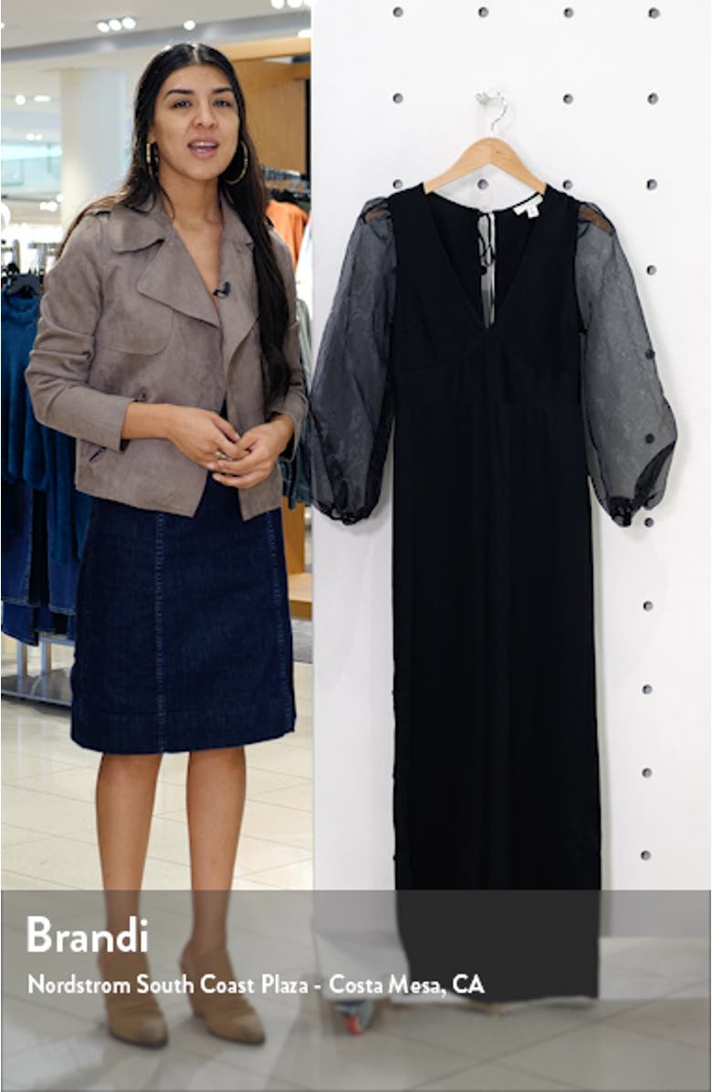 Organza Long Sleeve Jumpsuit, sales video thumbnail