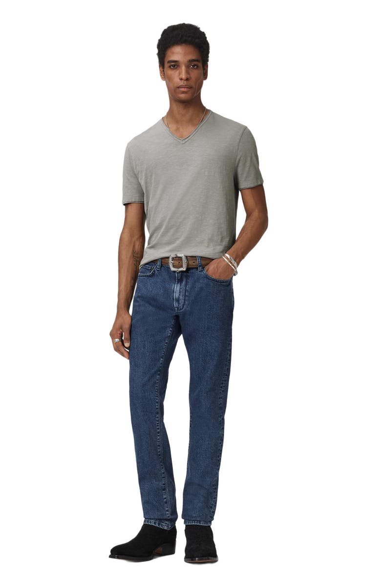 John Varvatos Miles Slub Cotton T-Shirt, Alternate, color, 