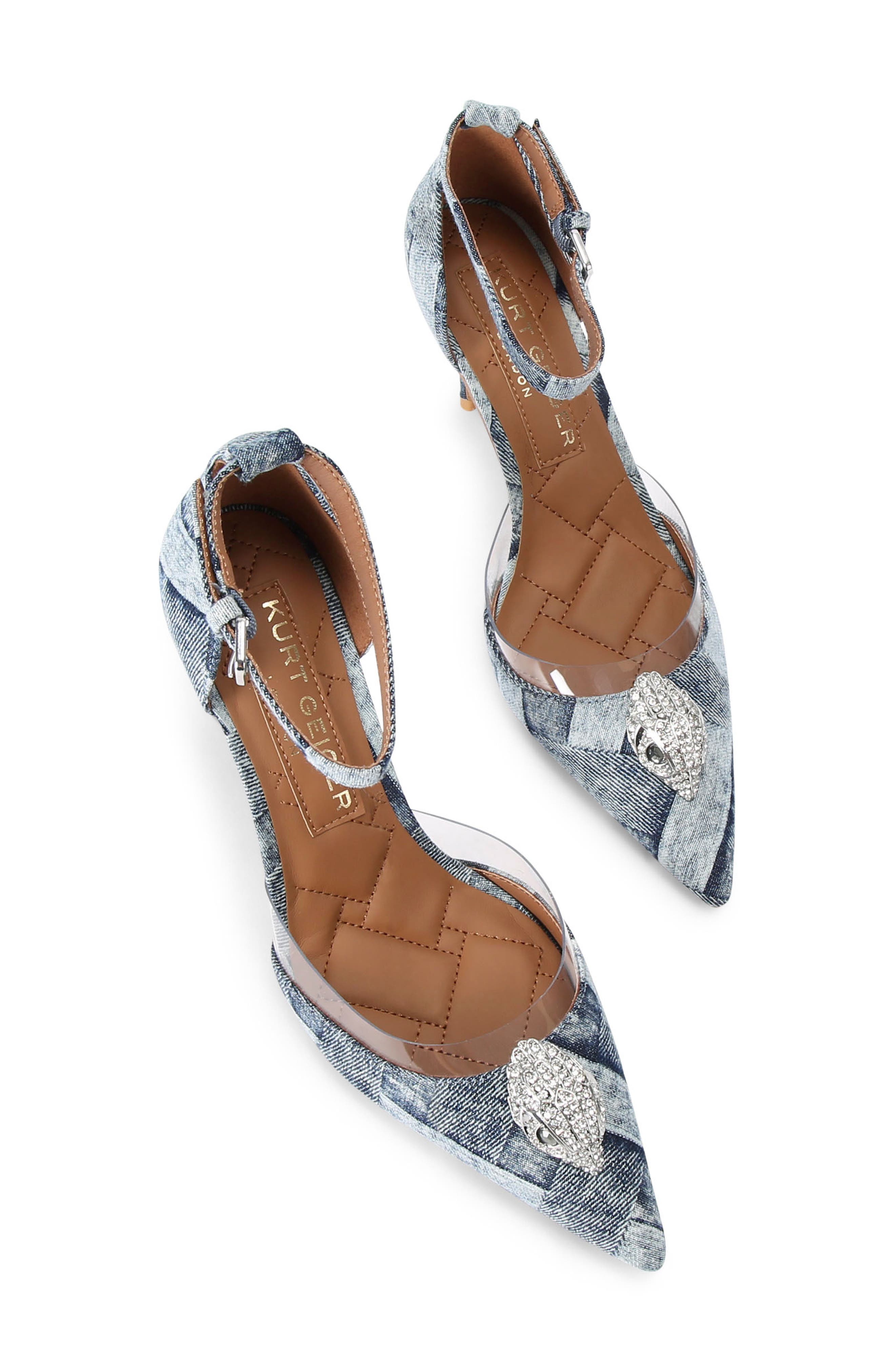 Kurt Geiger London Belgravia d'Orsay Ankle Strap Pump, Alternate, color, 