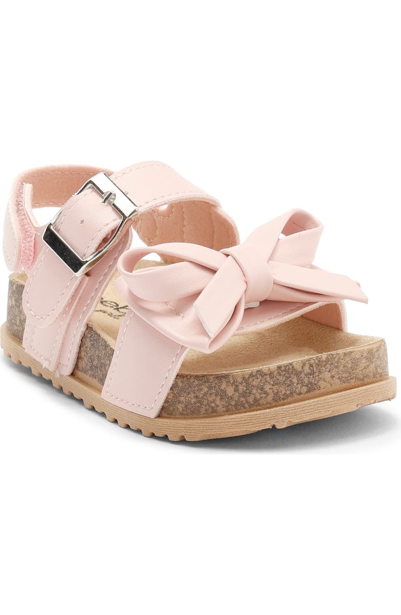 bebe Bow Sandal, Main, color, Blush