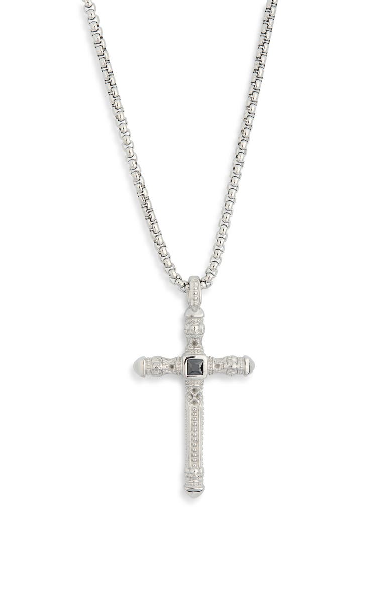 AMERICAN EXCHANGE Men's Cross Pendant Necklace, Alternate, color, 