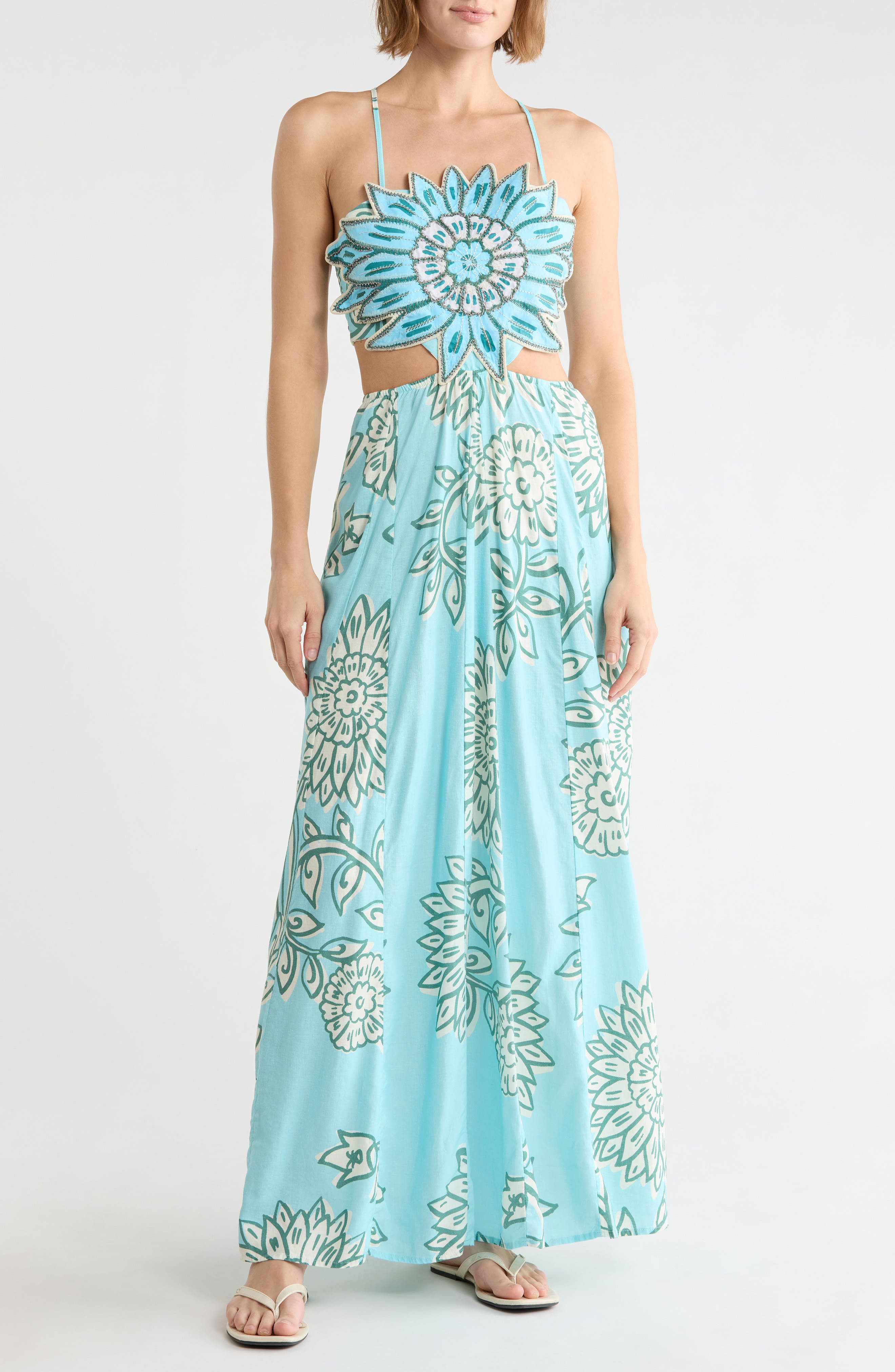 Owen Strapless Maxi Cover-Up Dress
