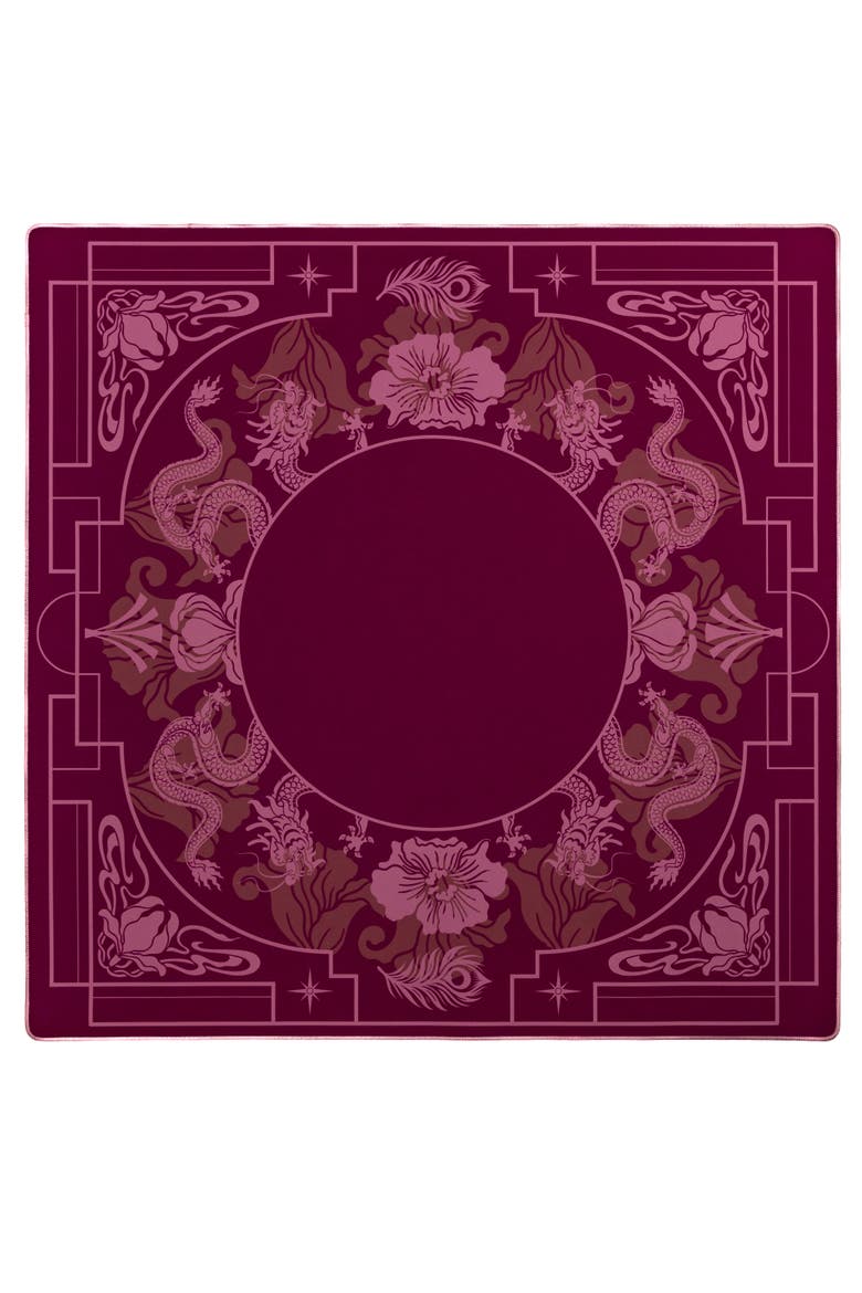 Mahjong Game Mat, Main, color, Mulberry