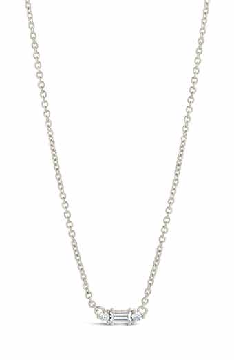 Sterling Forever Amara Cubic Zirconia Pendant Necklace