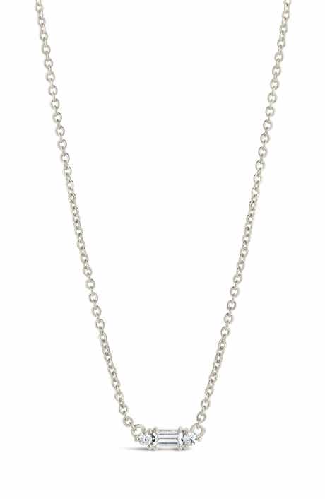 Sterling Forever Amara Cubic Zirconia Pendant Necklace