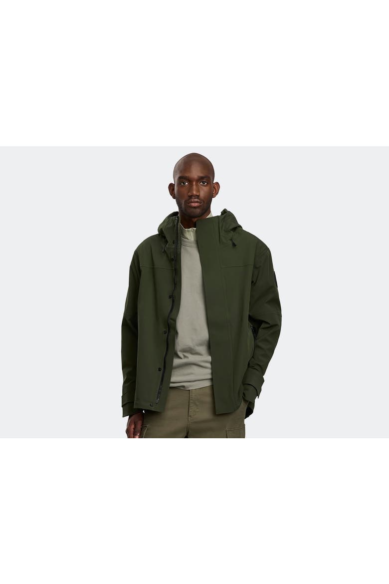 Rupert Rain Jacket Black Label, Alternate, color, Moss Khaki