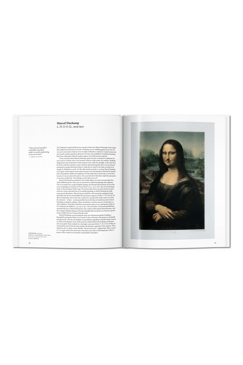 Dadaism English Art Book, Alternate, color, White