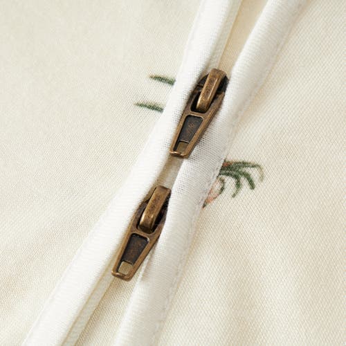 Milkbarn Zipper Footed Romper
