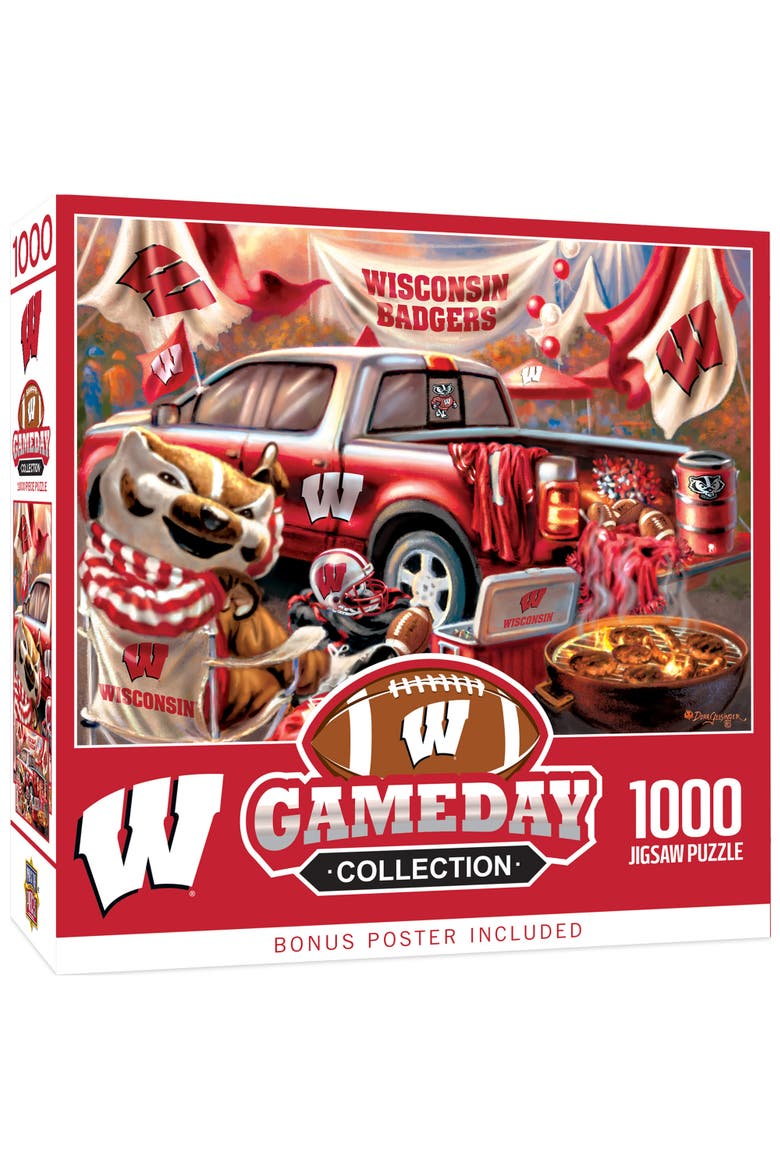 Wisconsin Gameday 1000 Piece Puzzle, Main, color, Multicolor