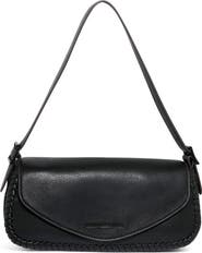 AIMEE All for Love Leather Baguette Shoulder Bag