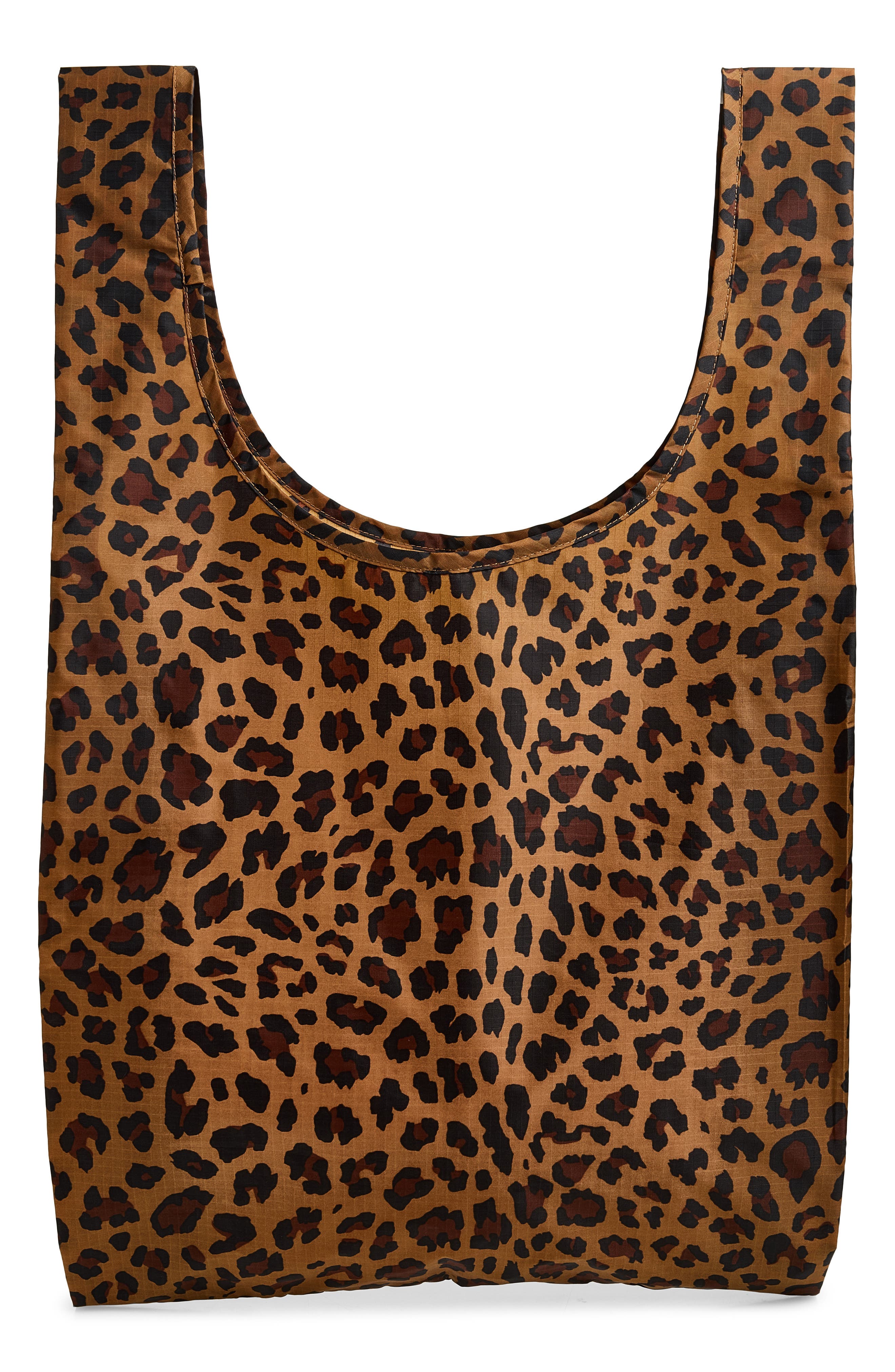 Standard Baggu Recycled Nylon Tote, Alternate, color, LEOPARD