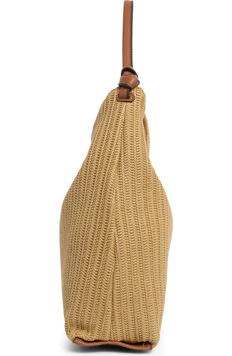 DKNY Paula Hobo Bag, Alternate, color, Natural/ Saddle