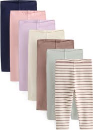 NEXT Kids' 7-Pack Leggings Set