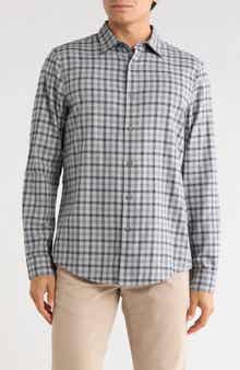 Flannel Button-Up Shirt